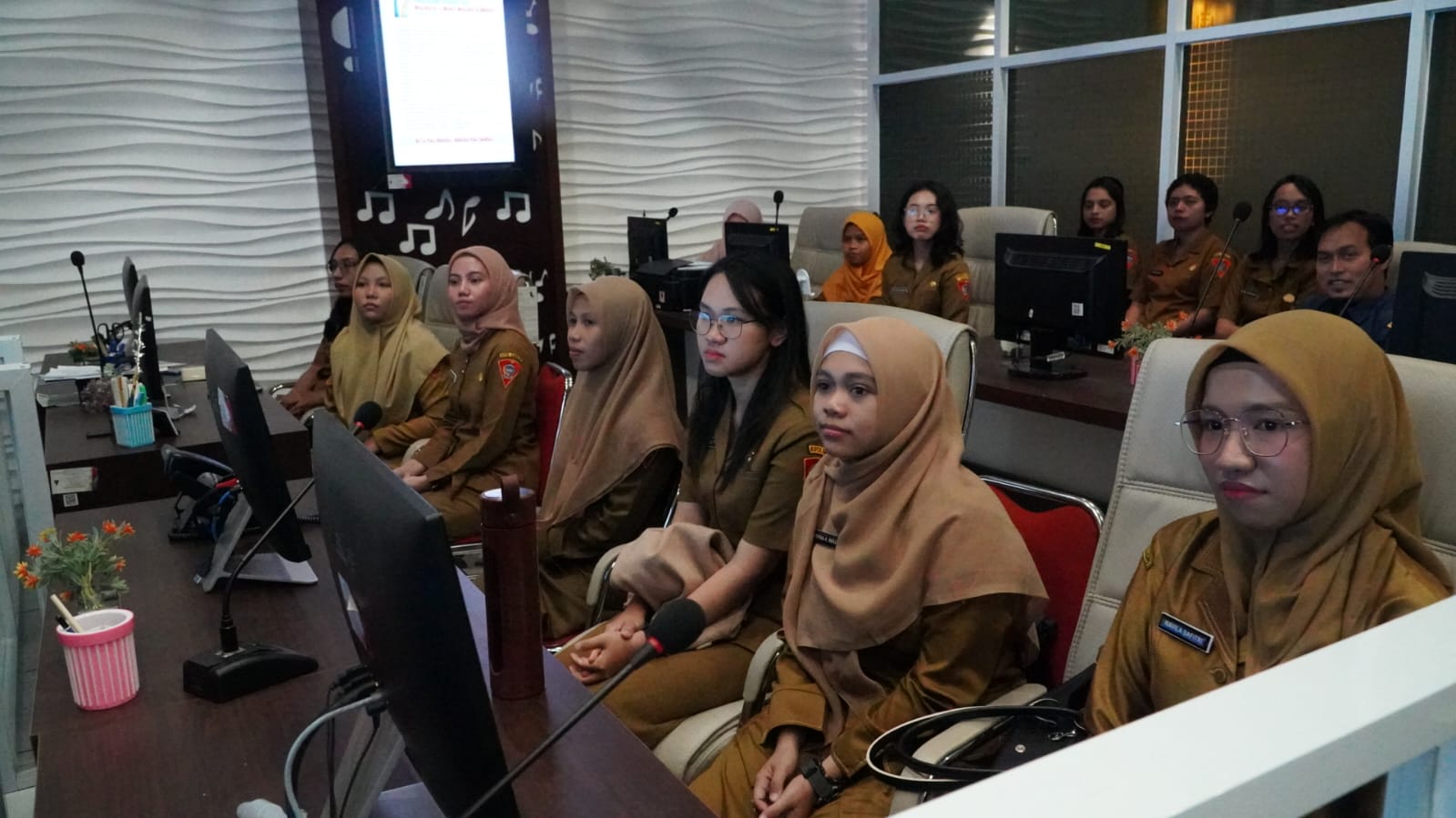 Wajah-wajah baru CPNS dinas Kominfosandi Kota Ambon 